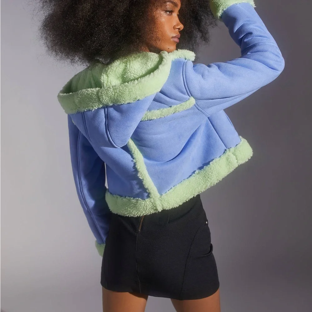 Urban Outfitters UO Roselyn Faux Shearling Jacket - Picture 5 of 5